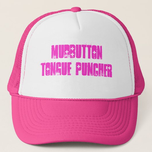 mudbutton Zunge Puncher Truckerkappe (Vorderseite)