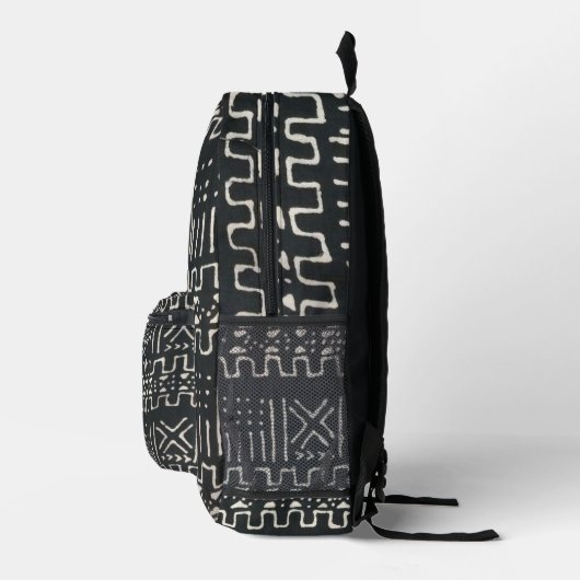 Mudcloth Bedruckter Rucksack (Rechts)