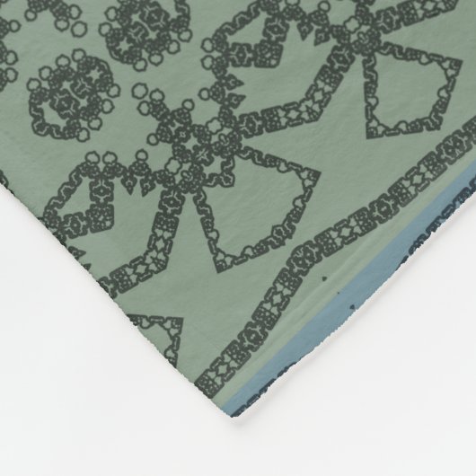 Mudcloth Geometric Muster Fleecedecke (Ecke)