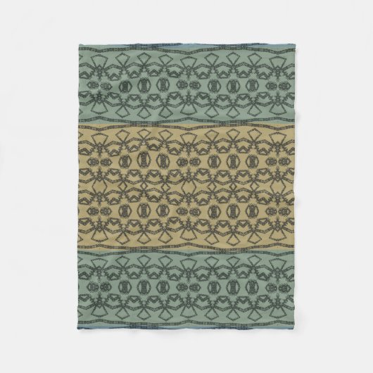 Mudcloth Geometric Muster Fleecedecke (Vorderseite)