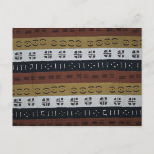 Mudcloth Number 1 Postkarte