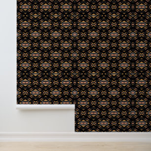 Mudcloth Print Custom Wallpaper 2' x 4', NullValue Tapete
