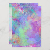 Muddled Dream Feiertagskarte (Vorne/Hinten)