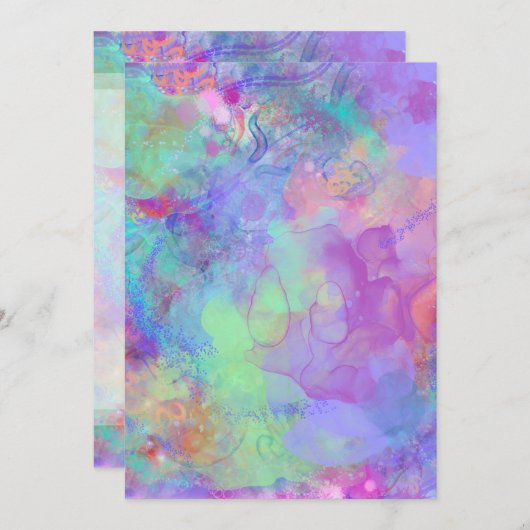 Muddled Dream Feiertagskarte (Vorne/Hinten)