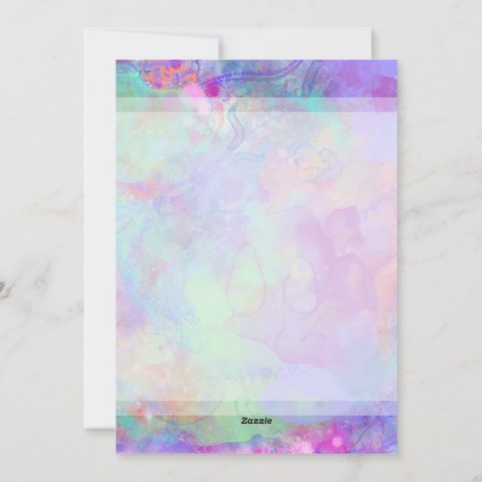 Muddled Dream Feiertagskarte (Rückseite)