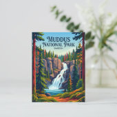 Muddus-Nationalpark Schweden Postkarte (Stehend Vorderseite)
