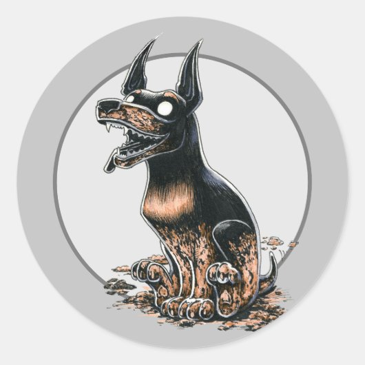 Muddy Boo Buddy Classic Round Sticker (Vorderseite)