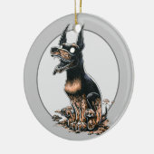 Muddy Boo Buddy Keramik Ornament (Links)