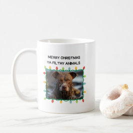 Muddy Brown Dog Funny Christmas Tasse