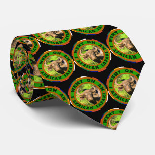Muddy Buffalo Africa Circle Neck Tie Krawatte