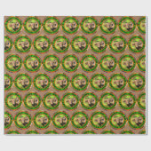 Muddy Buffalo African Safari Wrapping Paper Geschenkpapier (Flach)