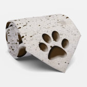 Muddy Dog Paws Krawatte (Gerollt)