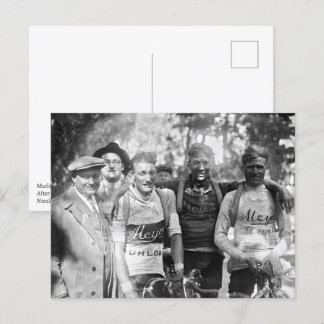 Muddy Faces Tour de France 1928 Nach Bühne 10 Postkarte