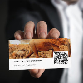 Muddy Mama & Calf Elephant | Naturfotografie | Visitenkarte