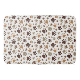 Muddy Paw Prints Bath Mat Badematte
