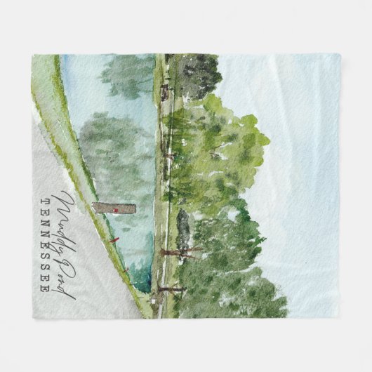 Muddy Pond Fleece Blanket - KN (Vorderseite (Horizontal))