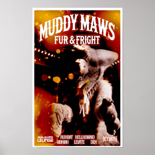 MuddyMaws Fur & Fright #8807 Poster (Vorne)