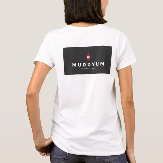 MuddyUm Schere läuft T-Shirt (Rückseite)