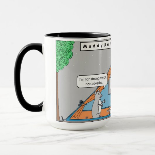 MuddyUm Writers' Retreat Year One Collectiable Tasse (Links)