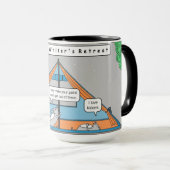 MuddyUm Writers' Retreat Year One Collectiable Tasse (VorderseiteRechts)