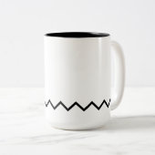 Müde als Mutter-Kaffee-Tasse Zweifarbige Tasse (VorderseiteRechts)