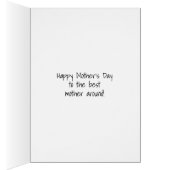 Müde als Mutter lustige Muttertagskarte (Innen (Rechts))