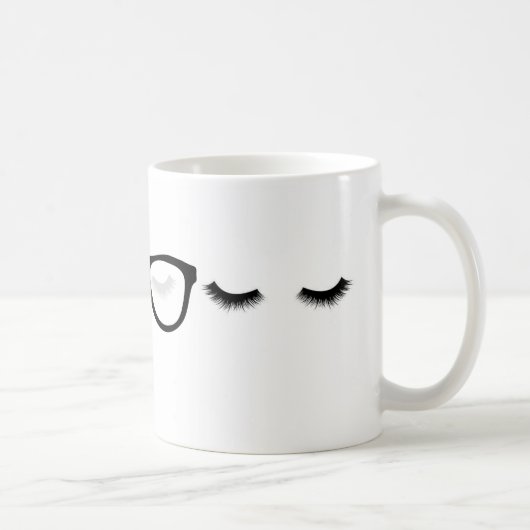 Müde Augen Kaffeetasse (Rechts)