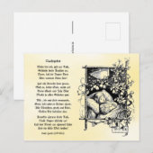 Müde bin ich geh zur Ruh Postkarte (Vorne/Hinten)