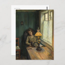 müde | Christlich Krohg | Postkarte