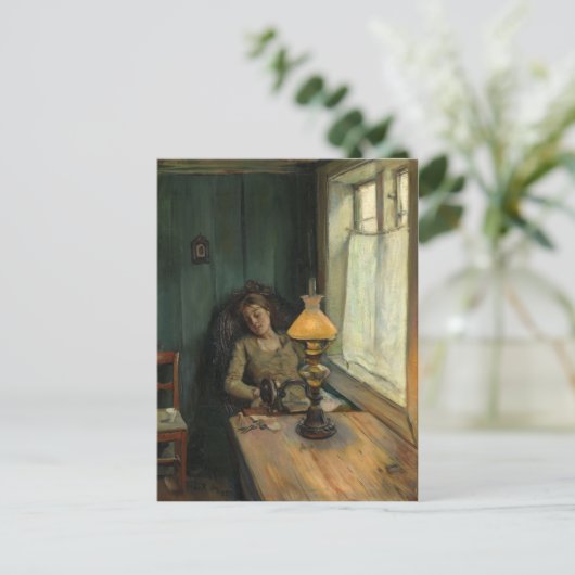 müde | Christlich Krohg | Postkarte (Stehend Vorderseite)