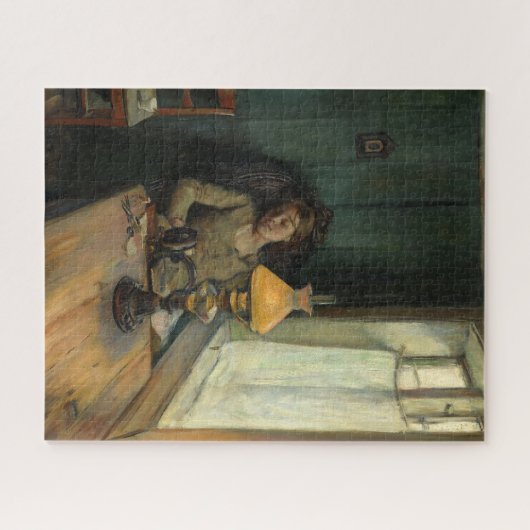 müde | Christlich Krohg | Puzzle (Horizontal)