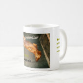 Müde Dackel Kaffeetasse (VorderseiteRechts)