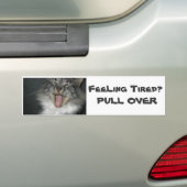 Müde FAHRER!!! Autoaufkleber (Auf Auto)