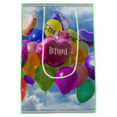 müde, frei nach Luft Mittlere Geschenktüte (Rückseite)