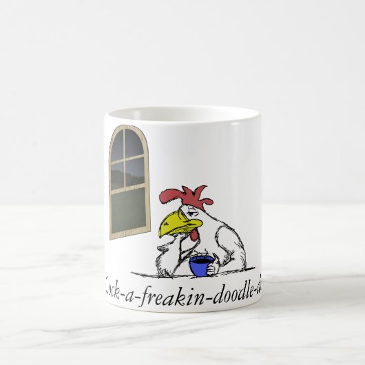 Müde Huhn-Kaffee-Tasse Kaffeetasse (Mittel)