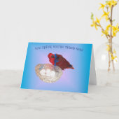 Müde Luke Karte (Gelbe Blume)