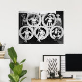 Müde Mädchen: 20er Poster (Heimbüro)