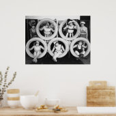 Müde Mädchen: 20er Poster (Küche)