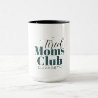 Müde Moms Club Wasserflasche