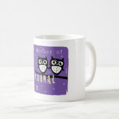 Müde Mutter der nächtlichen Zwillinge Kaffeetasse (VorderseiteRechts)