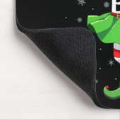 Müde Mutter-Elf-Weihnachten Mädchen Frauen Elf-Squ Mousepad (Ecke)