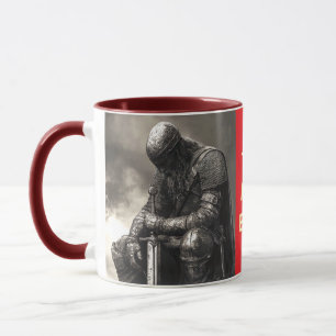 Müde nach der Schlacht Tasse