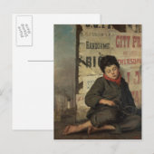 müde postkarte (Vorne/Hinten)