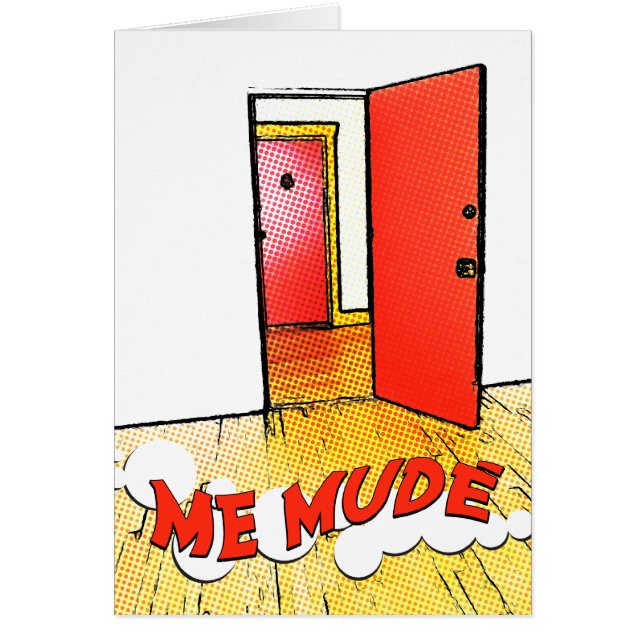 Mudé: puerta cómica (Vorne)