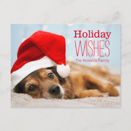 Müde Sankt Feiertagspostkarte (Vorderseite)