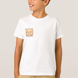 Müde Schlafende Kaffee Kissen Kinder T-Shirt
