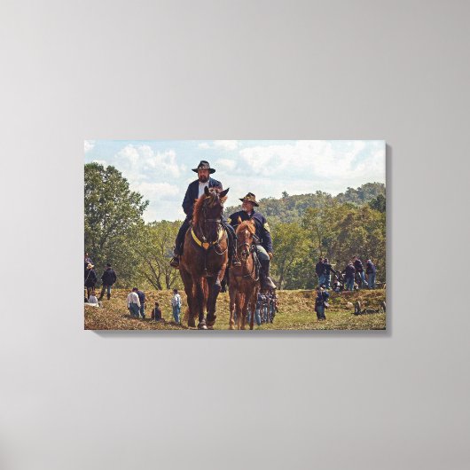 müde Soldaten für Gewerkschaft Leinwanddruck (Vorderseite)