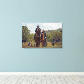 müde Soldaten für Gewerkschaft Leinwanddruck (Insitu (Holzboden))