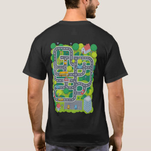 Müde Vater Club Rennstrecke Rennstrecke Spielplatz T-Shirt