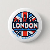 müde von London Button (Vorderseite)